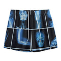 X-Ray Film Radiology Print Mesh Shorts