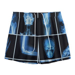 X-Ray Film Radiology Print Mesh Shorts