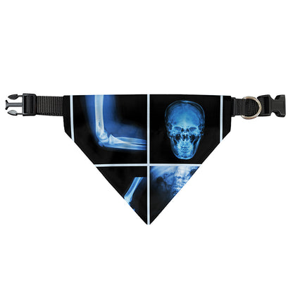 X-Ray Film Radiology Print Over The Collar Dog Bandana