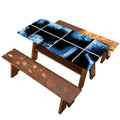 X-Ray Film Radiology Print Picnic Table Cover