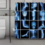 X-Ray Film Radiology Print Polyester Shower Curtain