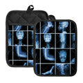 X-Ray Film Radiology Print Pot Holders With Pocket