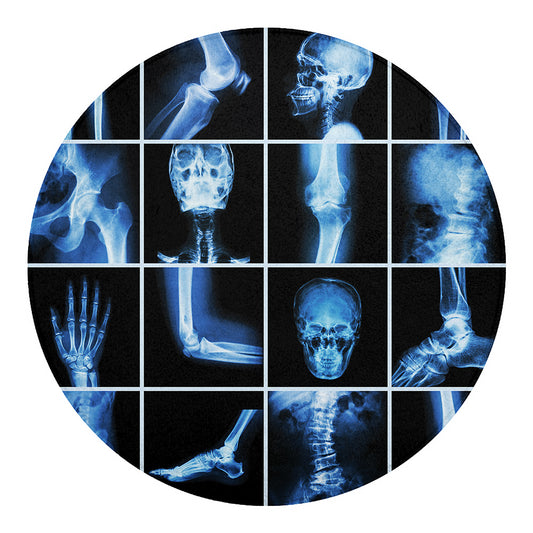 X-Ray Film Radiology Print Round Blanket