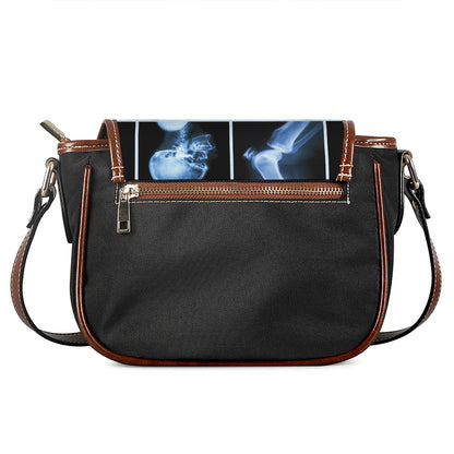 X-Ray Film Radiology Print Saddle Bag
