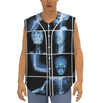 X-Ray Film Radiology Print Sleeveless Baseball Jersey