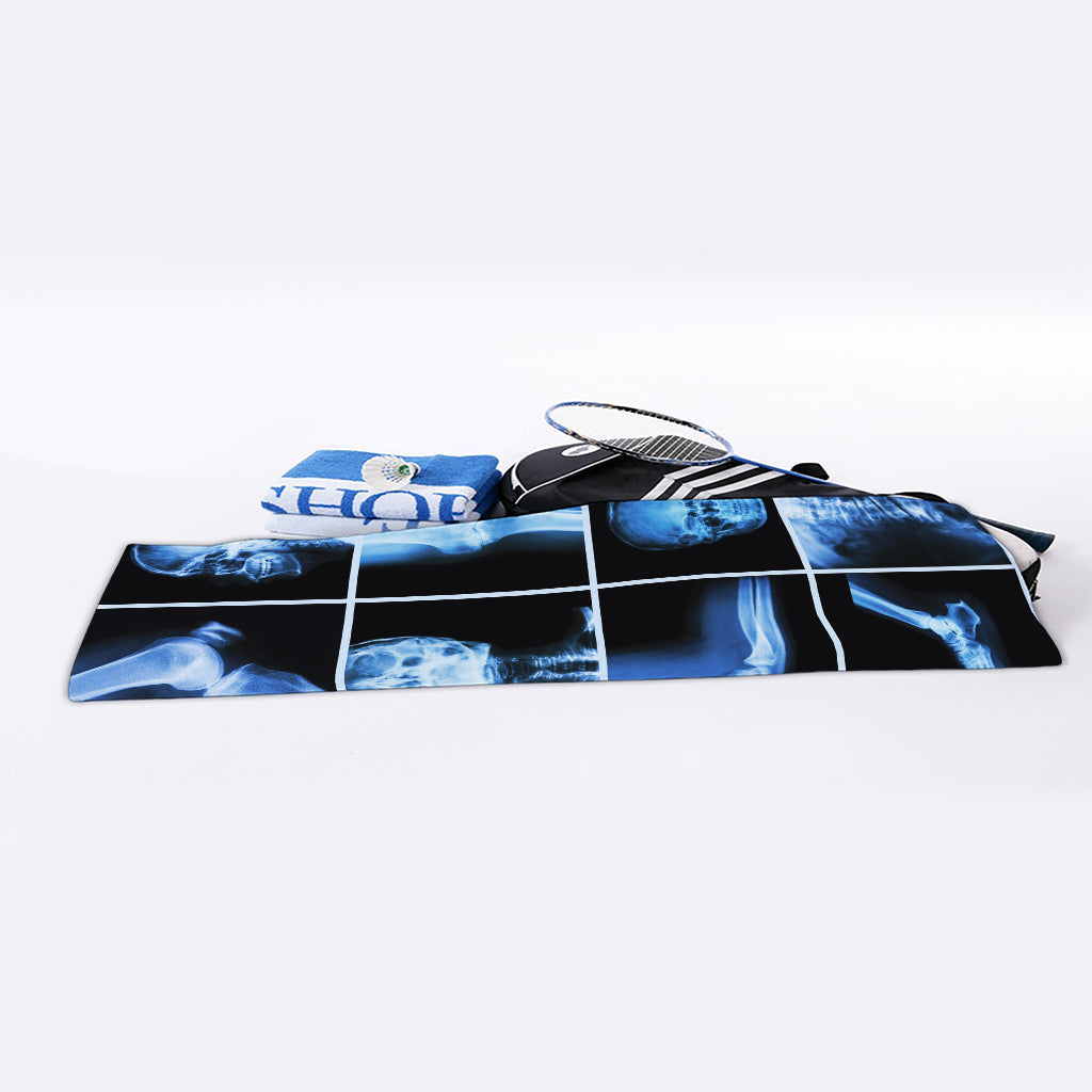 X-Ray Film Radiology Print Sports Towel