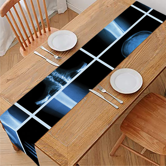 X-Ray Film Radiology Print Table Runner