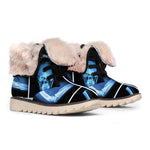 X-Ray Film Radiology Print Winter Boots