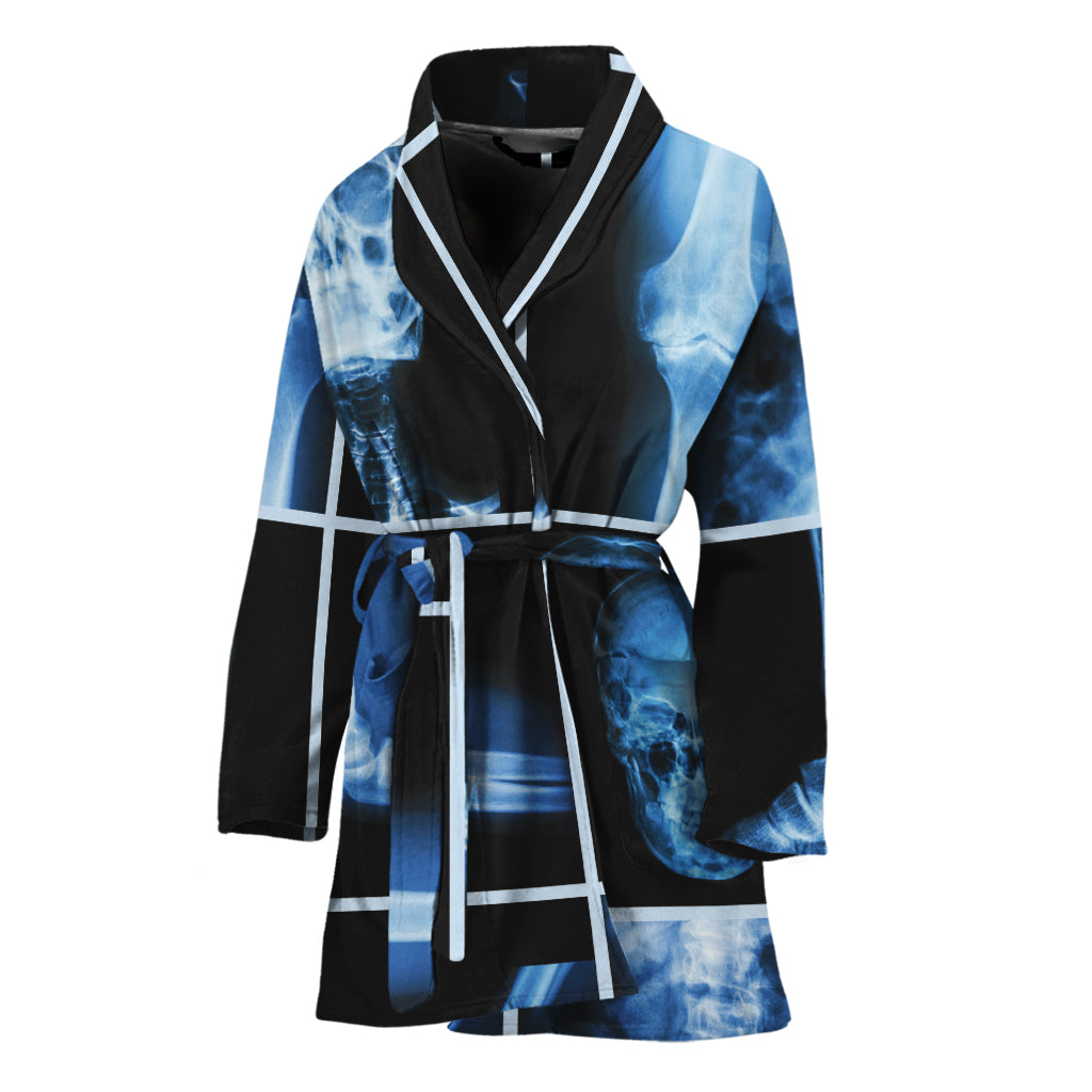X-Ray Film Radiology Print Women's Bathrobe