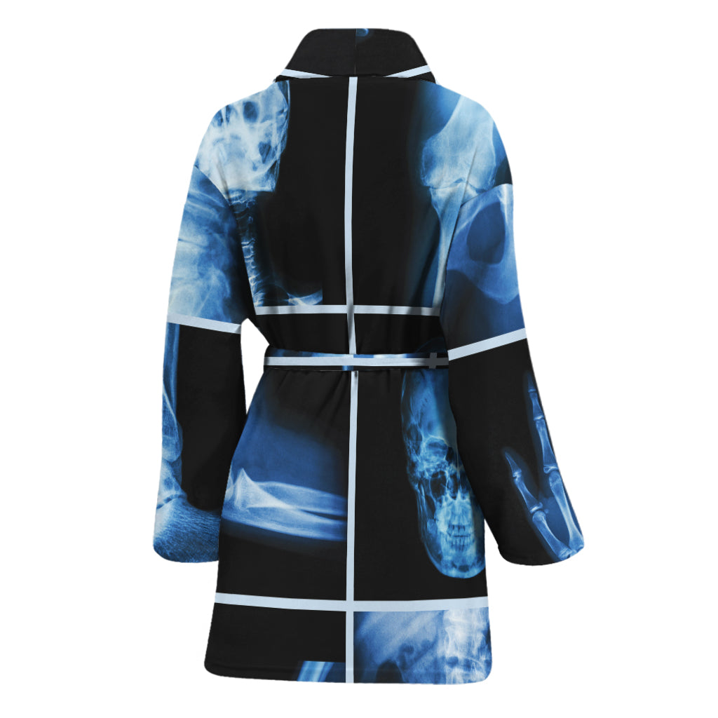 X-Ray Film Radiology Print Women's Bathrobe