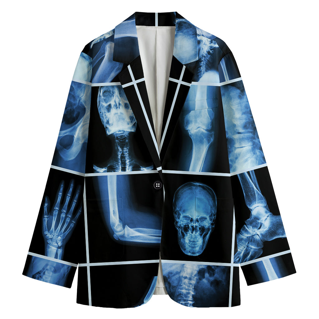X-Ray Film Radiology Print Women's Blazer