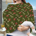 Xmas Candy Cane Pattern Print Baby Seat Cover