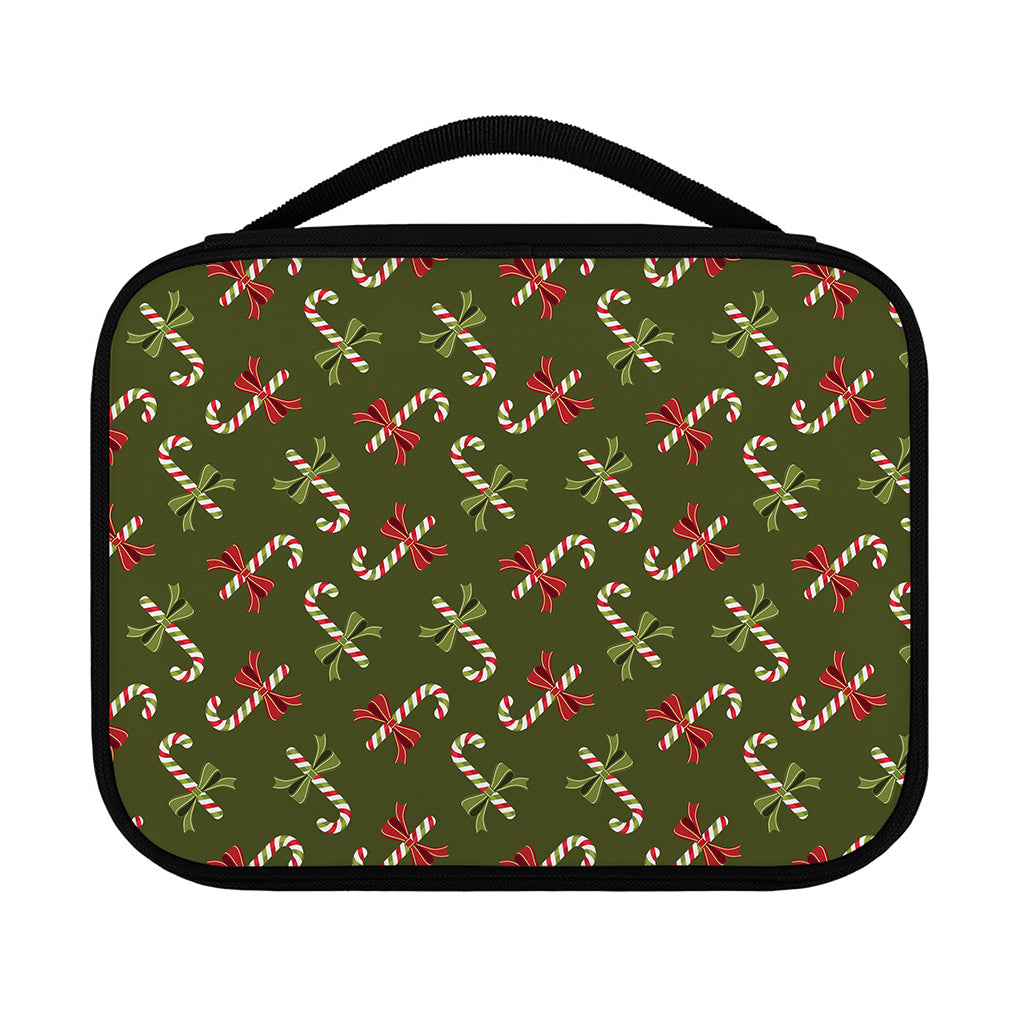 Xmas Candy Cane Pattern Print Classic Bible Case