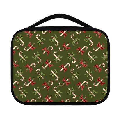 Xmas Candy Cane Pattern Print Classic Bible Case