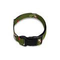 Xmas Candy Cane Pattern Print Dog Collar