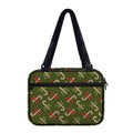 Xmas Candy Cane Pattern Print Double Strap Bible Bag