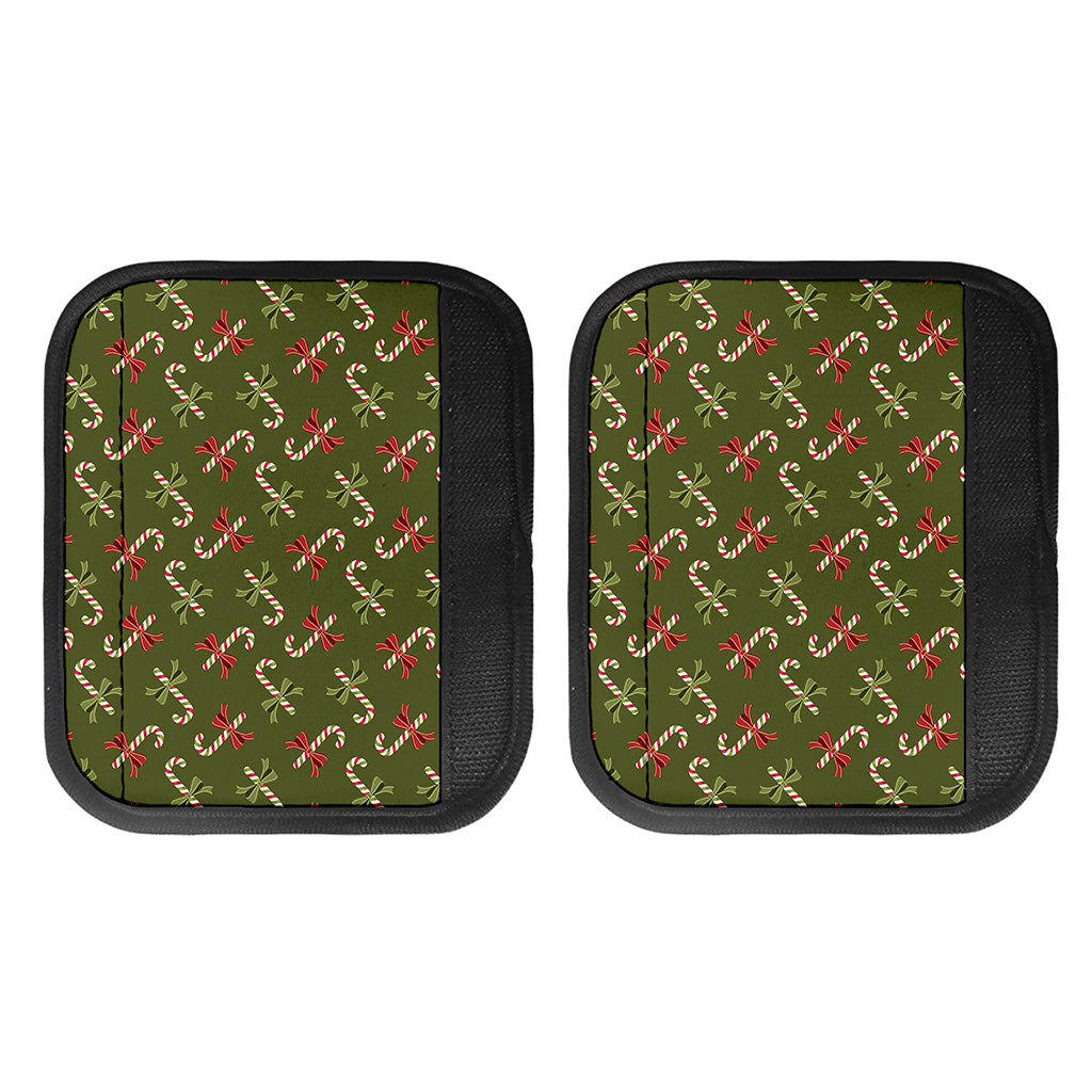 Xmas Candy Cane Pattern Print Handle Covers