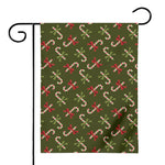 Xmas Candy Cane Pattern Print House Flag