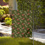 Xmas Candy Cane Pattern Print House Flag