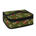 Xmas Candy Cane Pattern Print Small Lunch Bag