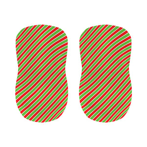 Xmas Candy Cane Stripes Print Bar Stool Covers