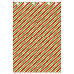 Xmas Candy Cane Stripes Print Curtain