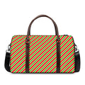 Xmas Candy Cane Stripes Print Duffel Bag