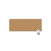 Xmas Candy Cane Stripes Print Extended Mouse Pad