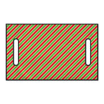 Xmas Candy Cane Stripes Print Golf Cart Seat Cover