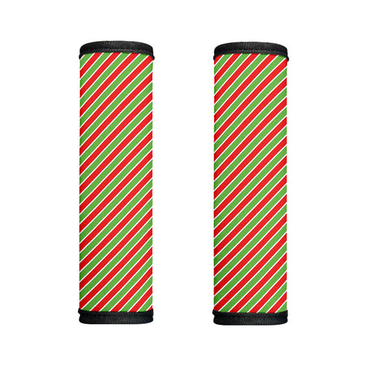 Xmas Candy Cane Stripes Print Handle Covers