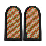 Xmas Candy Cane Stripes Print Skillet Handle Cover