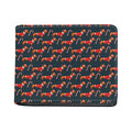 Xmas Dachshund Pattern Print Bifold Wallet