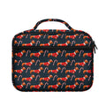 Xmas Dachshund Pattern Print Briefcase Bible Bag