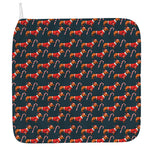 Xmas Dachshund Pattern Print Hand Towel