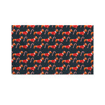 Xmas Dachshund Pattern Print Polyester Flag
