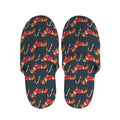 Xmas Dachshund Pattern Print Slippers