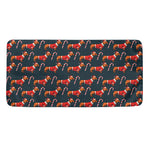 Xmas Dachshund Pattern Print Towel