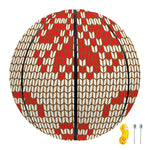 Xmas Deer Knitted Print Basketball