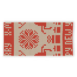Xmas Deer Knitted Print Beach Towel