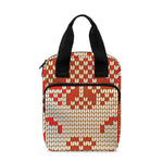 Xmas Deer Knitted Print Bible Tote Bag