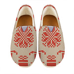 Xmas Deer Knitted Print Casual Shoes