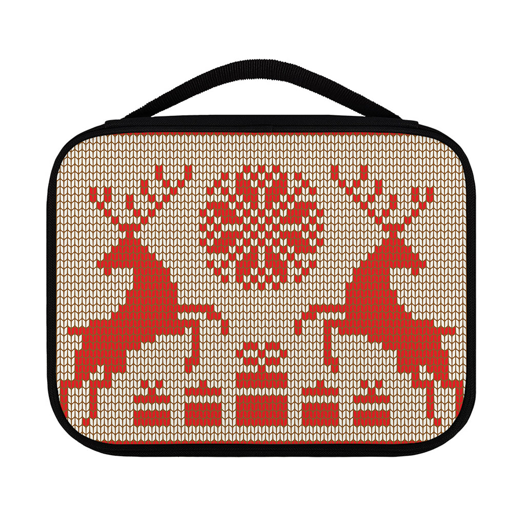 Xmas Deer Knitted Print Classic Bible Case