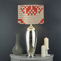 Xmas Deer Knitted Print Drum Lamp Shade