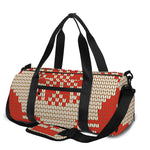 Xmas Deer Knitted Print Gym Bag