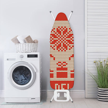 Xmas Deer Knitted Print Ironing Board Cover