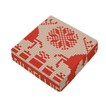 Xmas Deer Knitted Print Outdoor Seat Cushion Cover