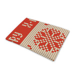 Xmas Deer Knitted Print Pet Cooling Mat Cover