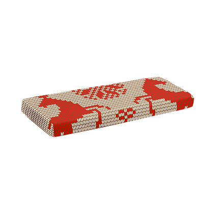 Xmas Deer Knitted Print Piano Keyboard Cover