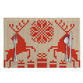 Xmas Deer Knitted Print Placemat