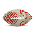 Xmas Deer Knitted Print Rugby Ball
